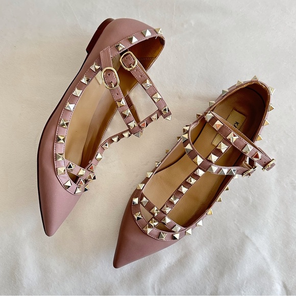 Kaitlyn Pan Studded T-Strap Flats - Picture 5 of 14